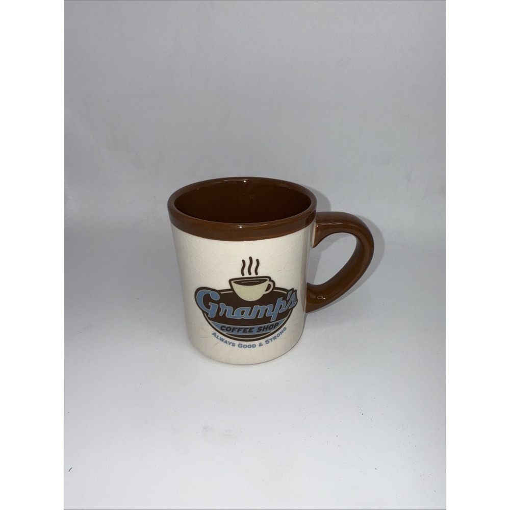 Gramp's Coffee Shop Mug Hallmark Collectible Restaurant Ware Always Good Strong